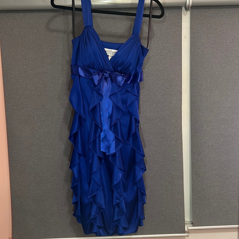 Blue “Ruffle” Dress